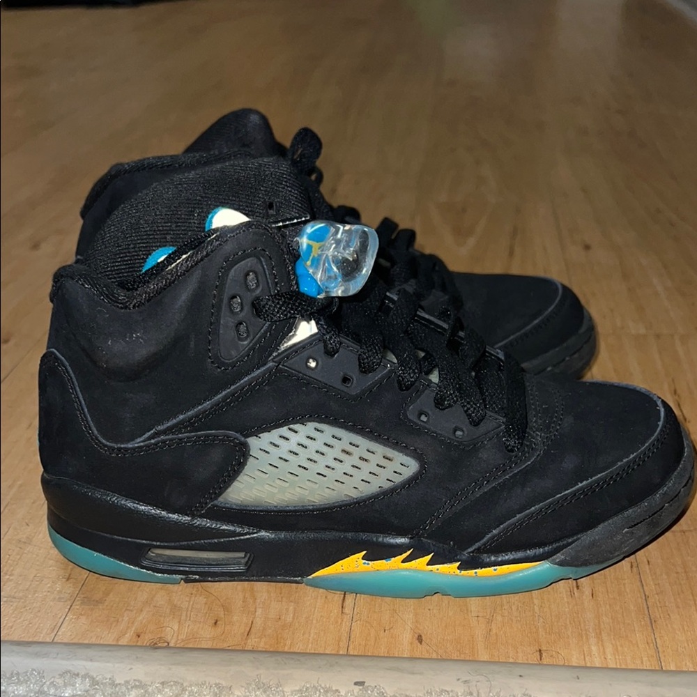 Original Jordan’s Black and Yellow Sneakers